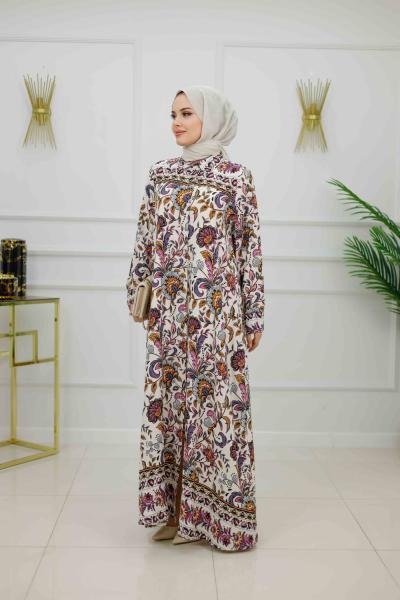 ALAÇATI ELBİSE FERACE-PEMBE Pembe