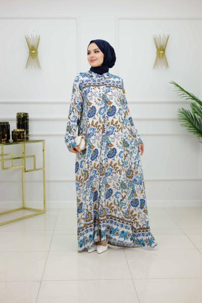 ALAÇATI ELBİSE FERACE-MAVİ Mavi