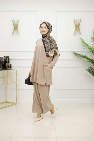 ALMİNA TAKIM-BEJ  Bej