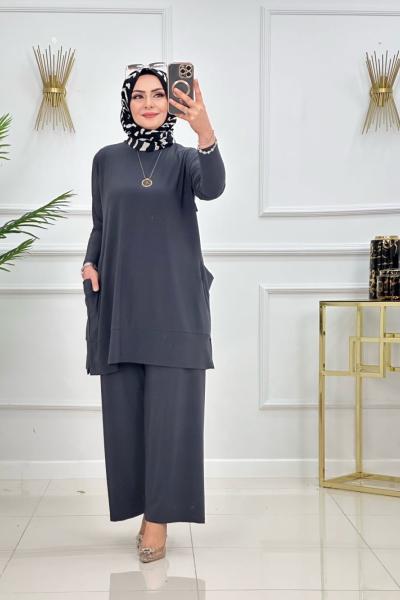 Almina Takım - Antrasit Antrasit