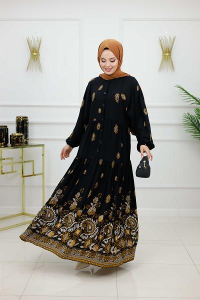 ASENA ELBİSE-SİYAH Siyah