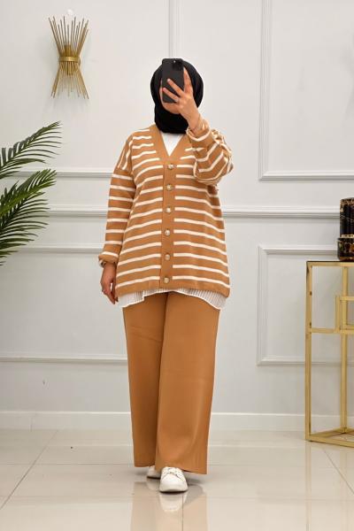 AYSİMA TRİKO TAKIM-CAMEL Camel