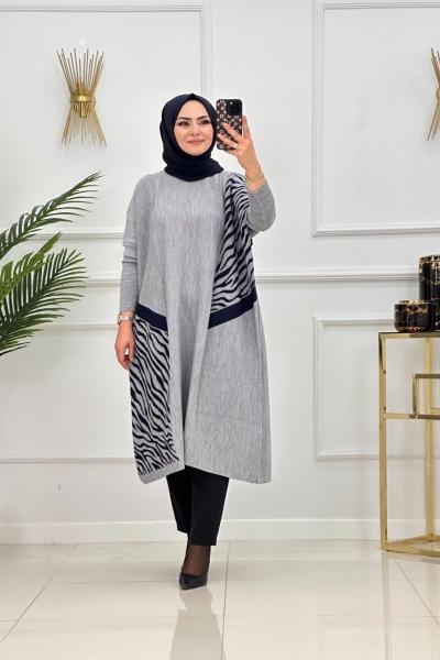 AZİZE TUNİK-GRİ Gri