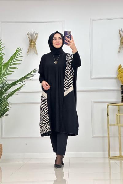AZİZE TUNİK-SİYAH Siyah