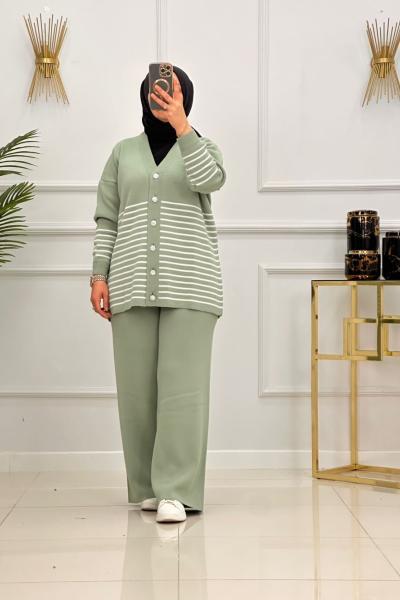 BELGİN TRİKO TAKIM-MİNT YEŞİLİ Mint Yeşili