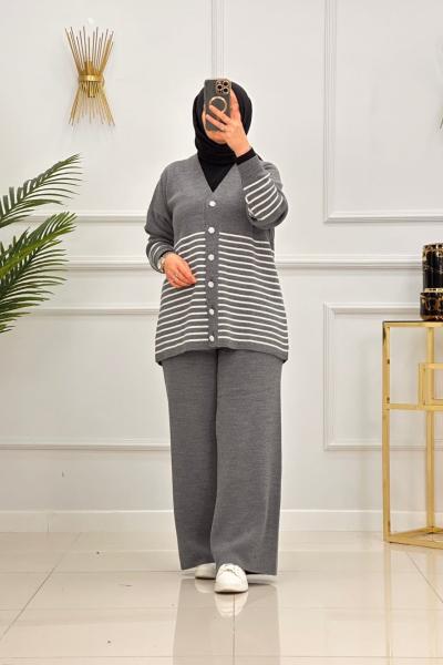 BELGİN TRİKO TAKIM-ANTRASİT Antrasit