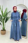 BERRAK ELBİSE - MAVİ Mavi