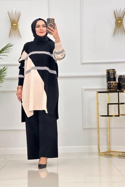 BEYZA TRİKO TAKIM-SİYAH Siyah