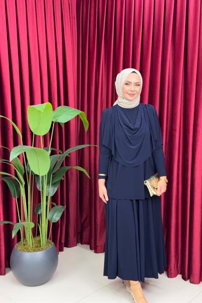 BİRCE TAKIM - LACİVERT Lacivert