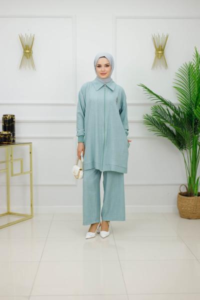 Carmen Takım Mint Yeşili