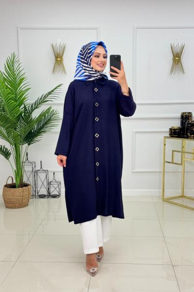 CEMRE TUNİK-LACİVERT  Lacivert