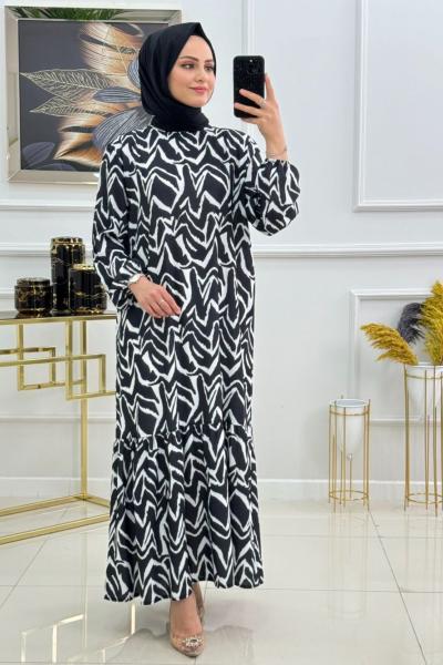 ÇİĞDEM ELBİSE -SİYAH Siyah