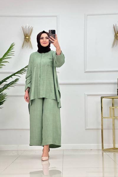 Dora Takım Mint Yeşili