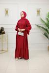 DUHA ELBİSE-BORDO Bordo