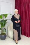 EKİN SANDY ELBİSE - SİYAH Siyah