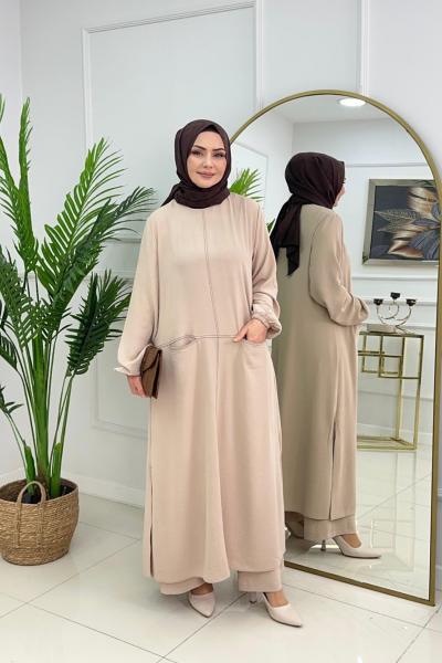 ELEGANCE TAKIM - BEJ Bej