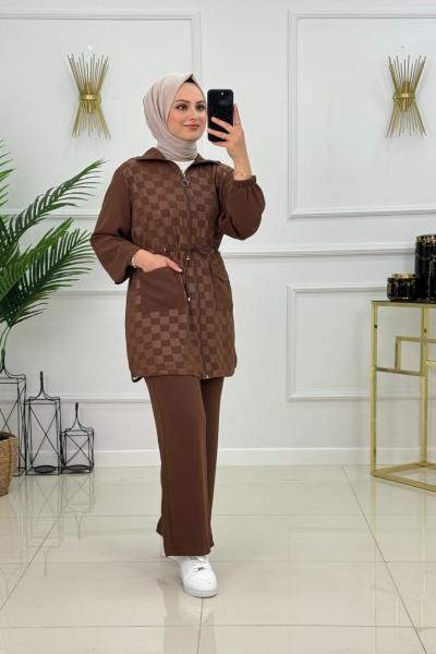 ELİZ TAKIM -KAHVERENGİ  Kahverengi