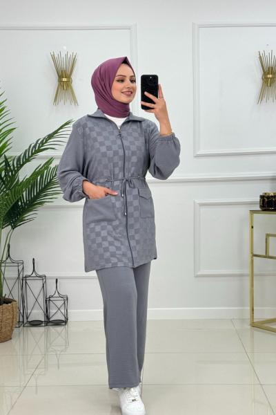 ELİZ TAKIM -GRİ Gri