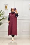 ESİN YELEK - BORDO Bordo
