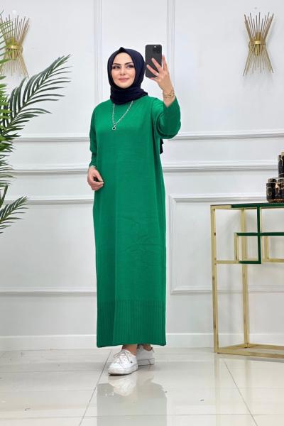 ESRİN TRİKO ELBİSE-BENETTON Yeşil