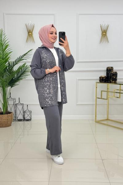 EZGİ TAKIM -GRİ Gri