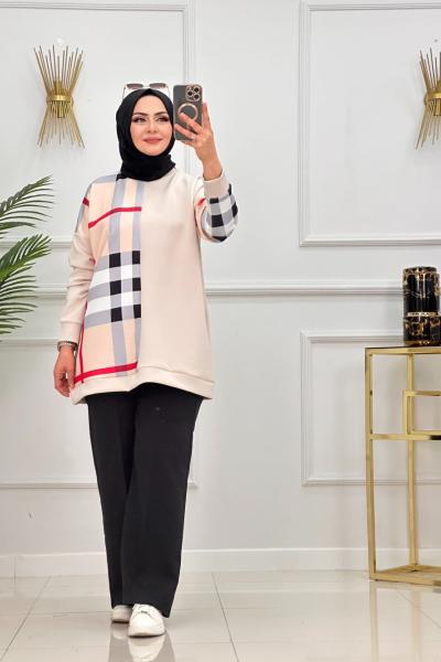 FONDA TUNİK-KREM Krem