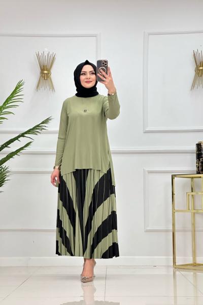 Fulya Etekli Takım Mint Yeşili