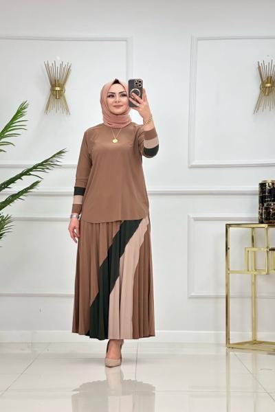 Gökkuşağı Etekli Takım - Camel Camel