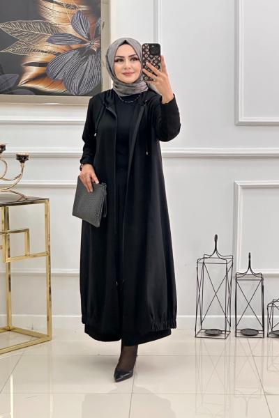 GÜLAY KAP-SİYAH Siyah