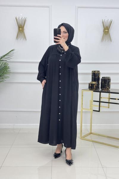 GÜLNAZ ELBİSE-SİYAH Siyah