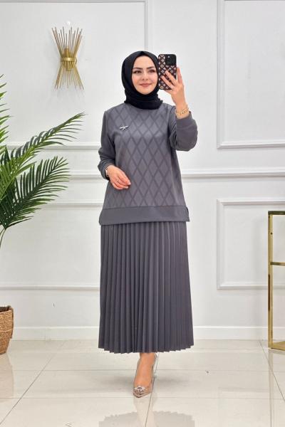 GÜNEL ETEKLİ TAKIM-DUMAN Duman