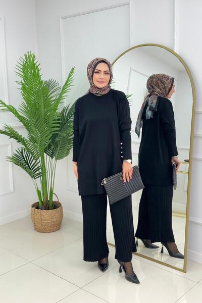 HAFSA TAKIM - SİYAH Siyah