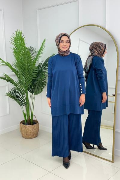 HAFSA TAKIM - İNDİGO MAVİ İndigo mavi