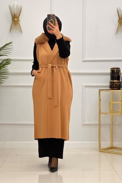 HAYAL YELEK-CAMEL Camel