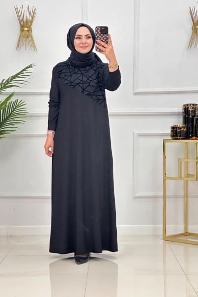 PUFFY KAZAK - SİYAH Siyah