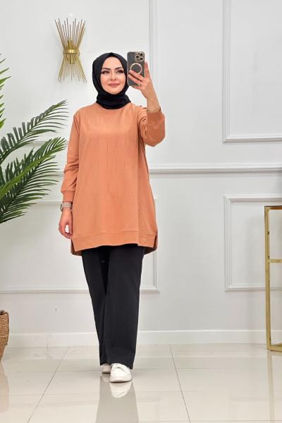 IŞIL TUNİK-CAMEL Camel