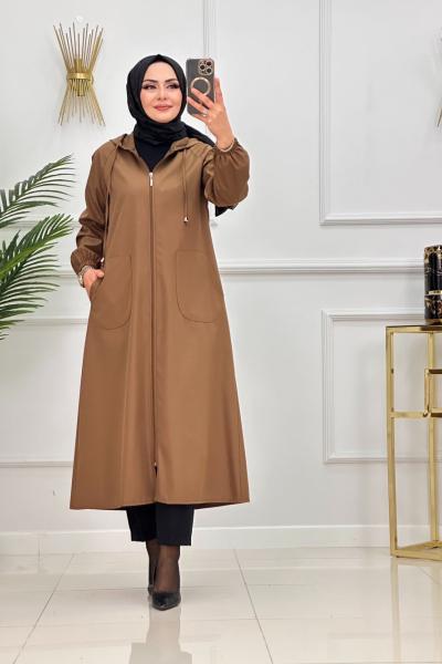 LENA YAĞMURLUK-CAMEL Camel