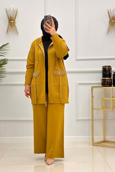 LİNET TAKIM - HARDAL  Hardal Sarısı