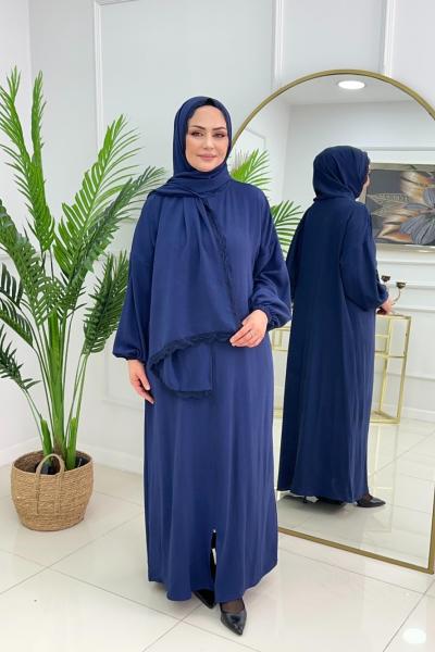 MEDİNE FERACE - LACİVERT Lacivert