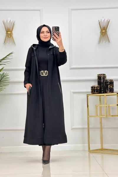 MERVE KAP-SİYAH Siyah