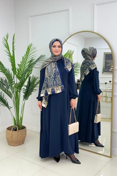 MİHRA FERACE - LACİVERT  Lacivert