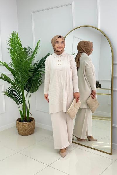 MİRAY TAKIM - BEJ Bej