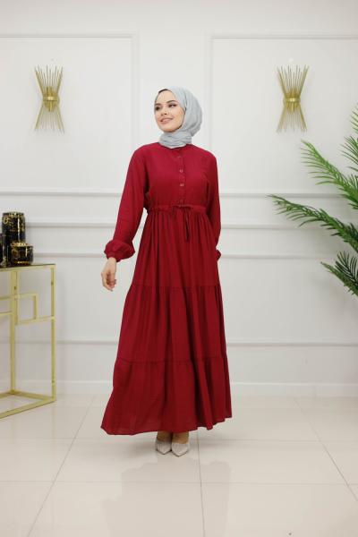 NEFİSE ELBİSE-BORDO Bordo