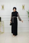 NESLİHAN ELBİSE-SİYAH Siyah