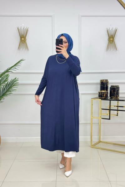 NESRİN TUNİK - LACİVERT  Lacivert