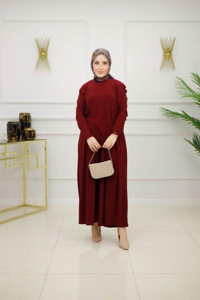 NİL SANDY TAKIM-BORDO Bordo