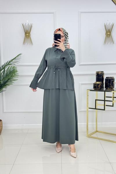 NİSAN ETEKLİ TAKIM-HAKİ Haki