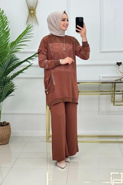 Pırıl Takım - Kahve  Kahverengi