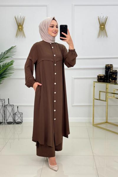 RABİA TAKIM - KAHVERENGİ  Kahverengi