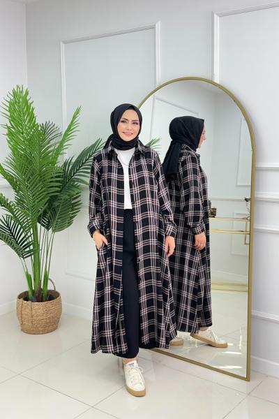 RANA EKOSE TUNİK - SİYAH Siyah